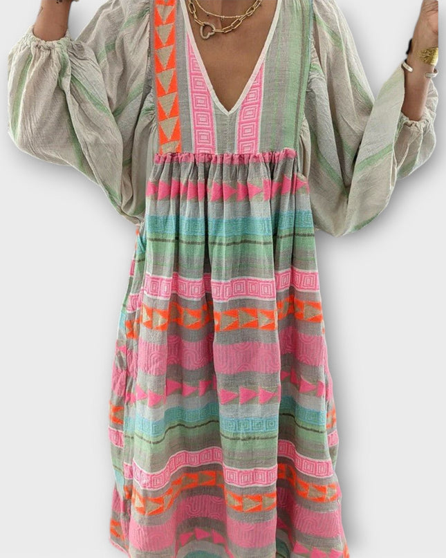 Benedikta - Vibrant Lose Kleid