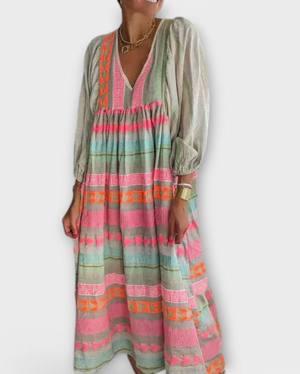 Benedikta - Vibrant Lose Kleid