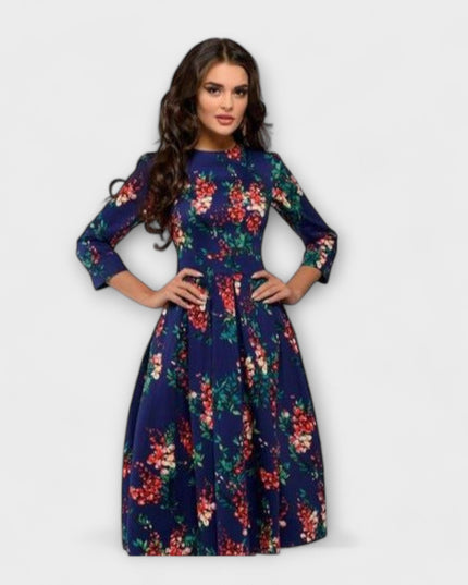 Xenia - Elegantes knielanges Kleid
