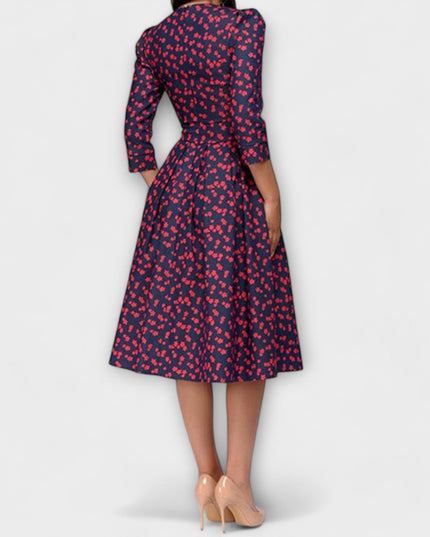 Xenia - Elegantes knielanges Kleid