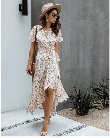 Gerlinde  - Ibiza Kleid mit Print