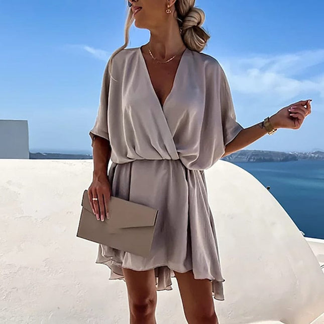 Vera - Boho Kleid mit V-Ausschnitt