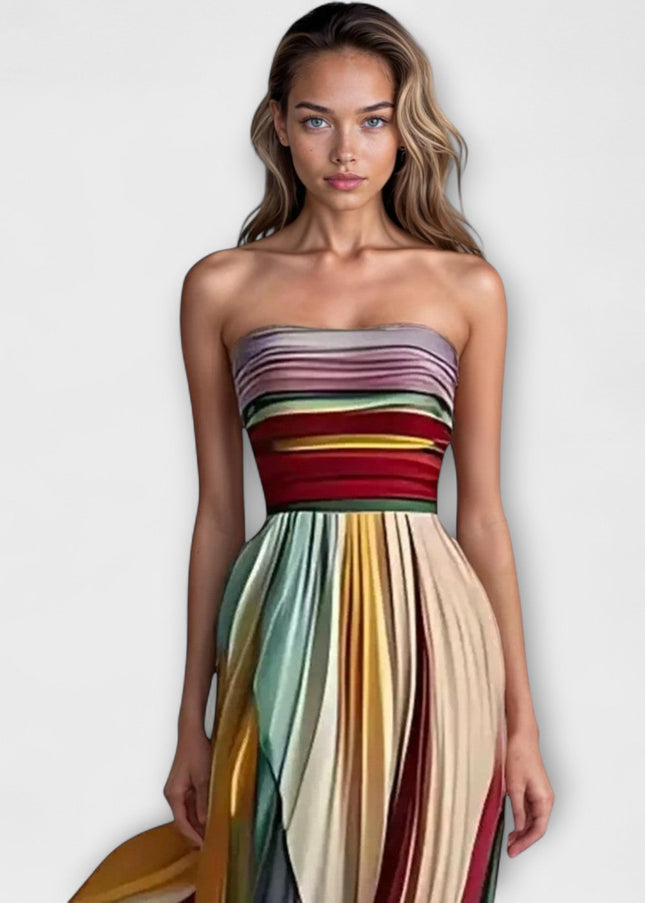 Yara - Langes Kleid aus Premiumstoff