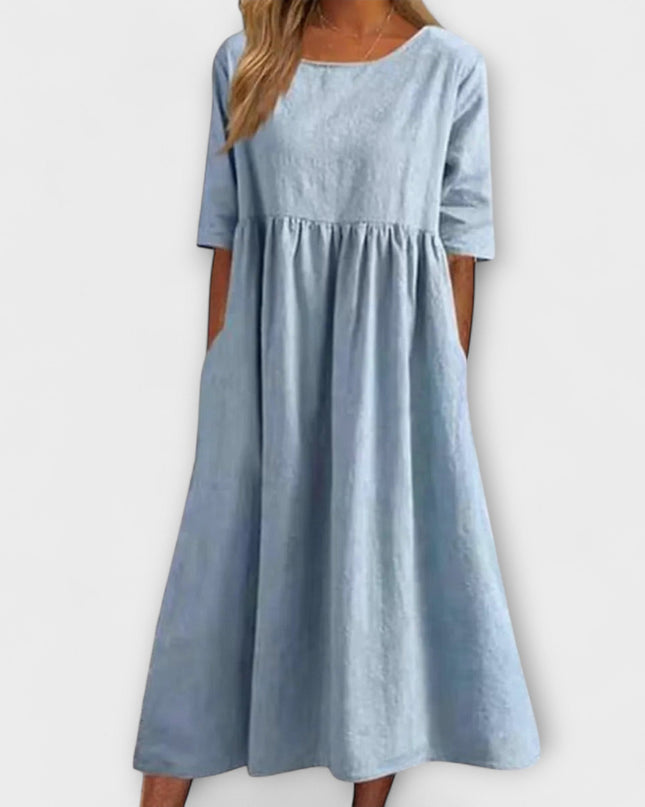 Zenta - Bauchbedeckendes Kleid