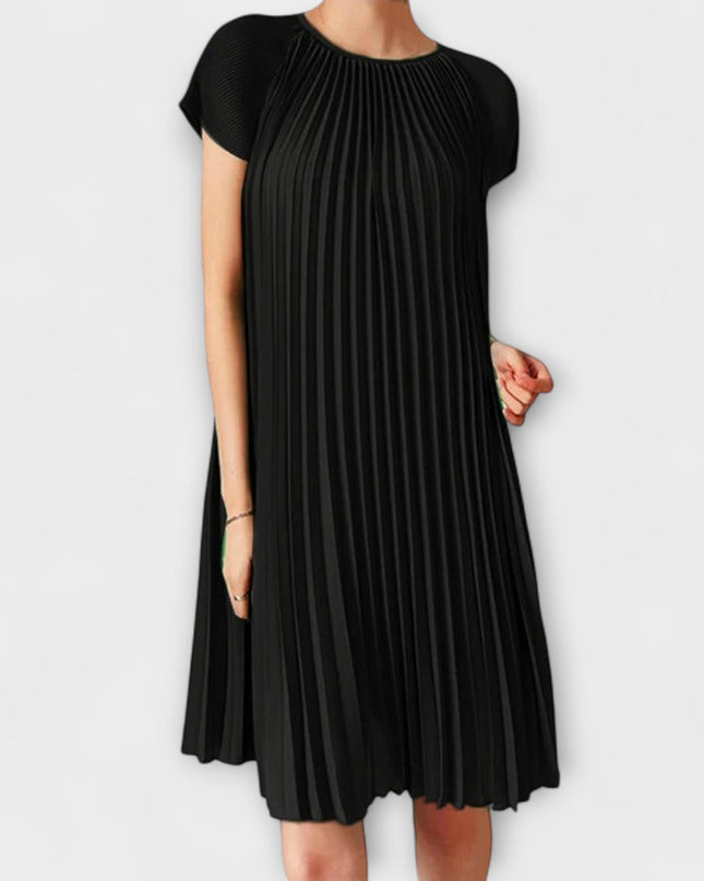 Berta - Elegantes Plisseekleid