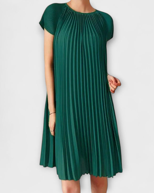 Berta - Elegantes Plisseekleid