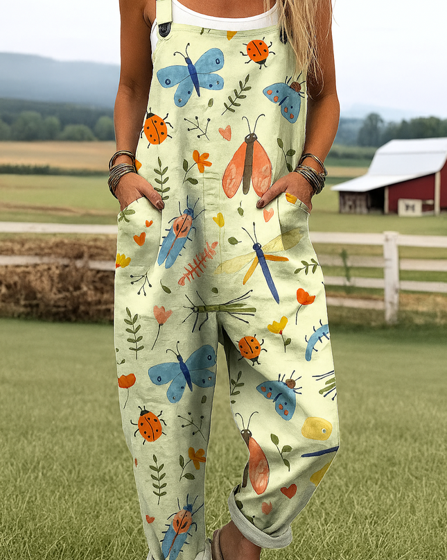 Lavina - Künstlerischer Overall-Jumpsuit
