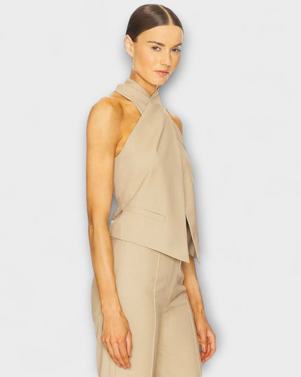 Juni - Crisscross Halter Neck Tanktop