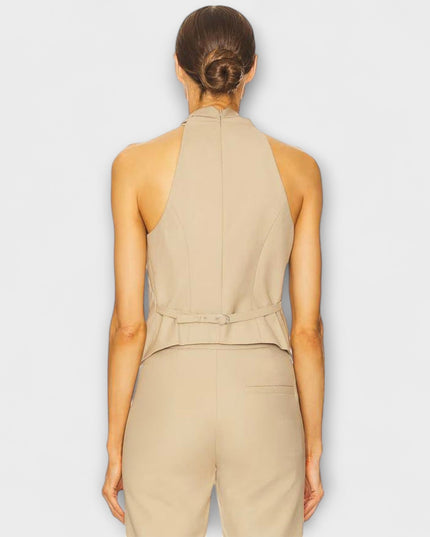 Juni - Crisscross Halter Neck Tanktop