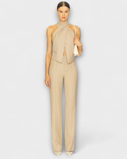 Juni - Crisscross Halter Neck Tanktop