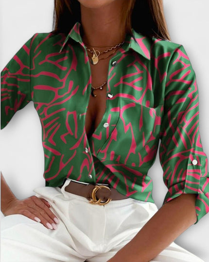 Bluse mit klassischem Kragen