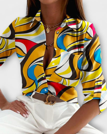 Bluse mit klassischem Kragen