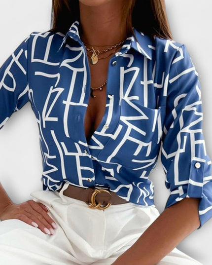 Bluse mit klassischem Kragen