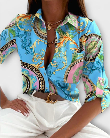 Bluse mit klassischem Kragen
